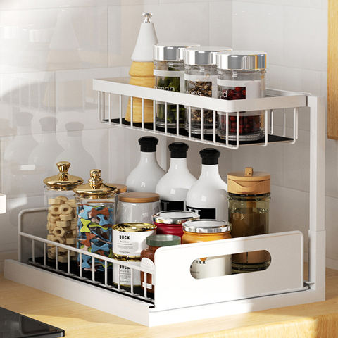 2 Tier Pull Out Under Sink Organizer