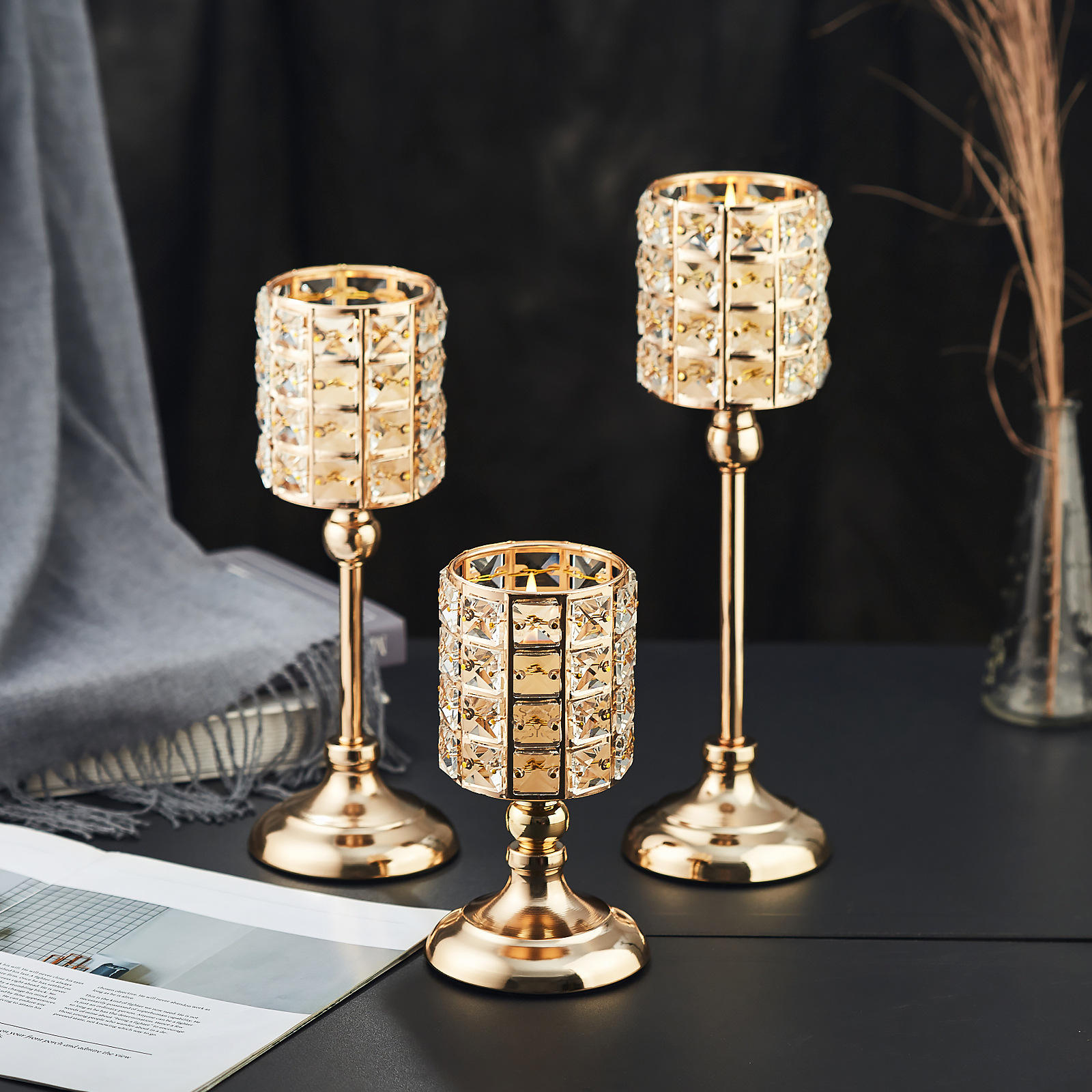 Vintage Candle Holder Stand Centerpiece