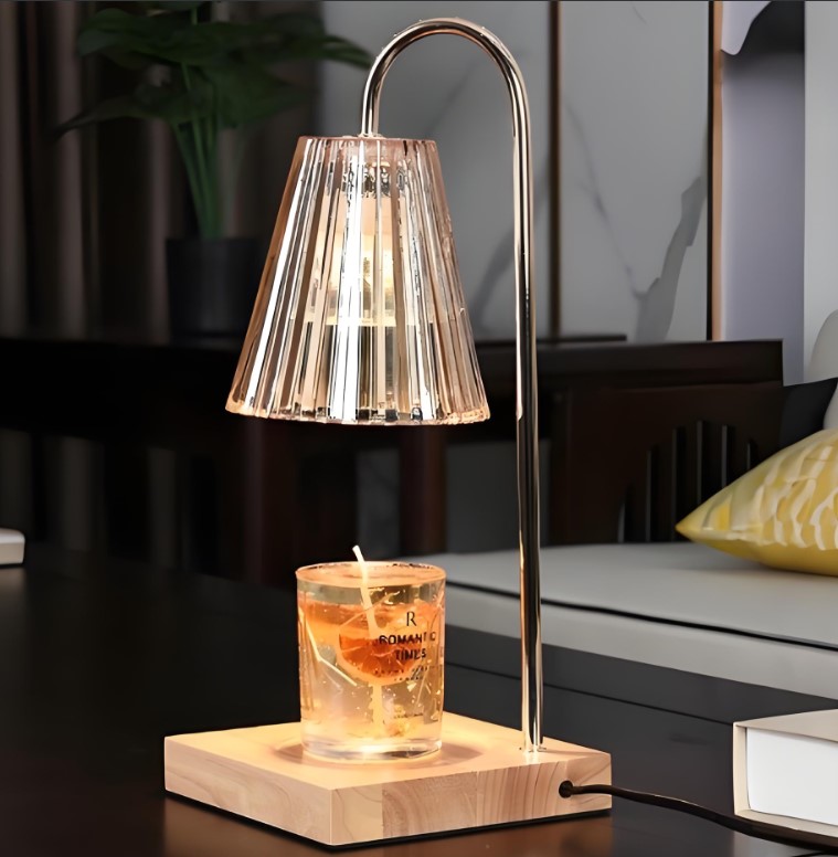 Marble Base Wax Melting Lamp Timer Home Decor
