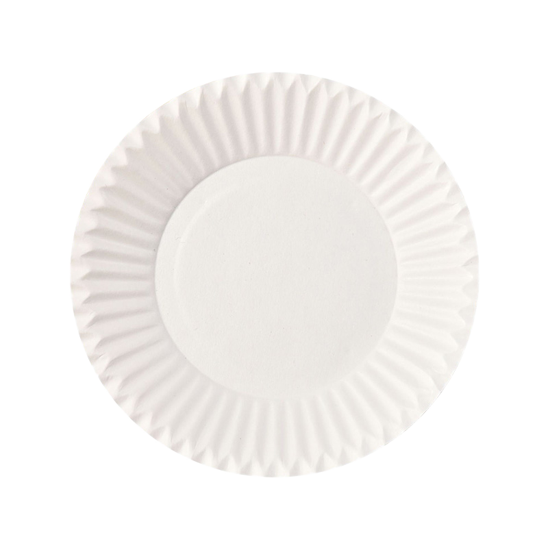 9" White Paper Plate Disposable