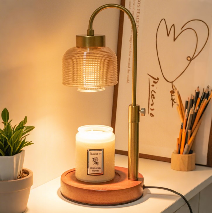 Timer Glass Candle Lamp