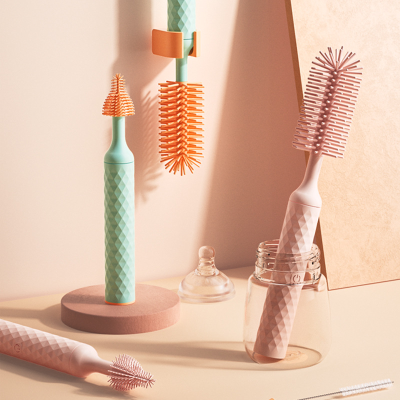 3 In 1 Quiet Baby Bottle Brush