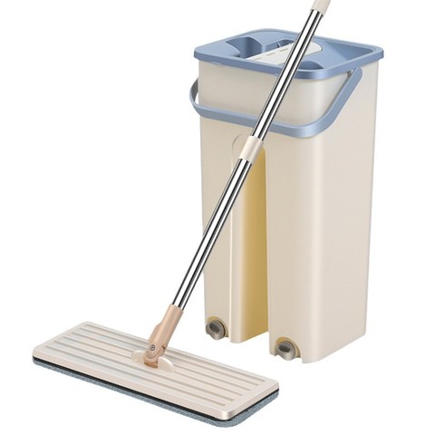 Hand Wash Wet and Dry Flat Mop & Bucket