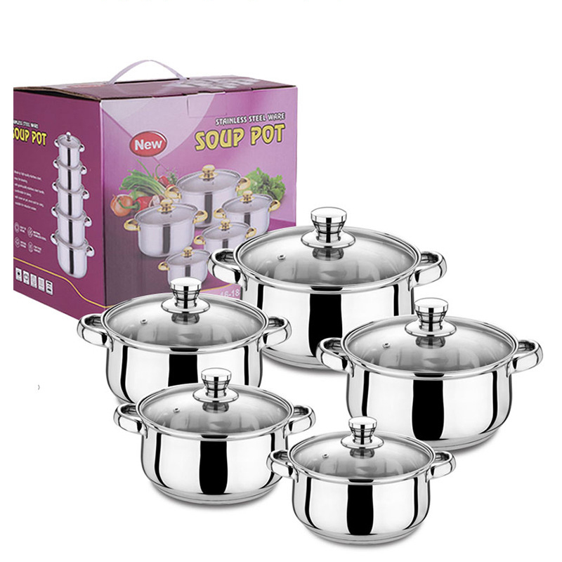 Large SS Soup Pot Cookware Set