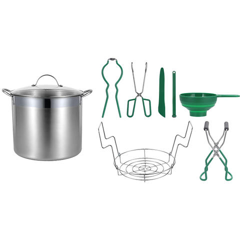 9pcs 21.5QT Canning Pot Set
