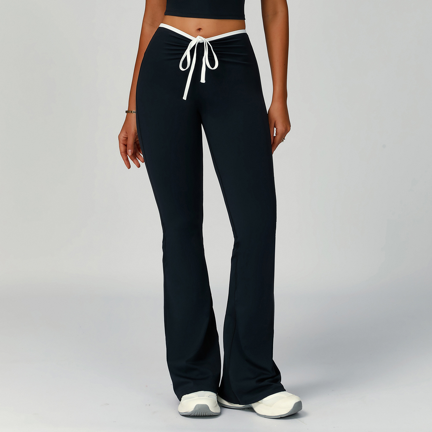 Color Block Flared Pants