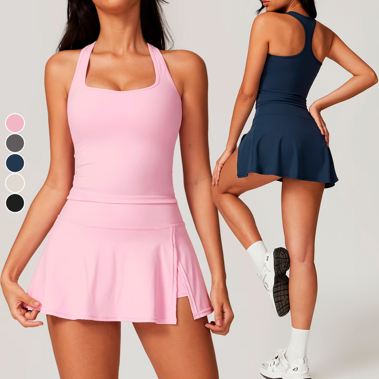 2pcs U Neck Tennis Set