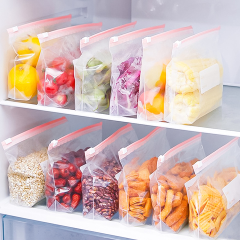 LDPE Slider Bag Color Box Food