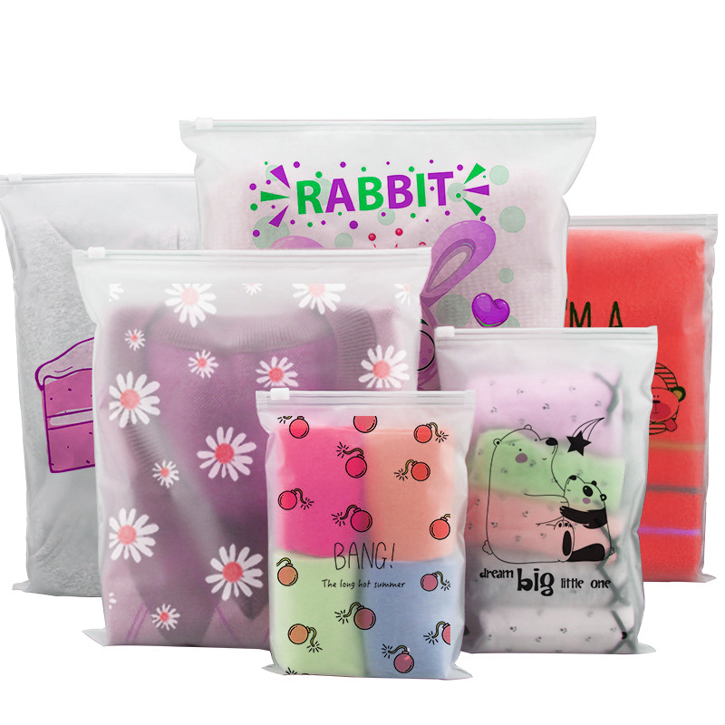 Matte Frosted Zipper Lock Bag