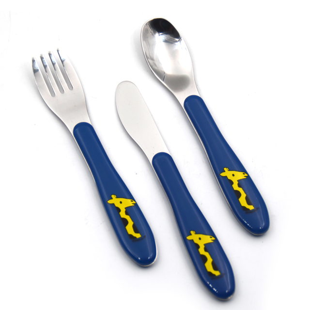 BPA Free Printed Kids Cutlery