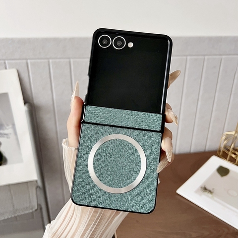 Luxury-Business-PU-Leather-Cover-with-Hinge.jpg_480x480.jpg PU Leather Hinge Magnetic Case for Samsung Z Flip 7