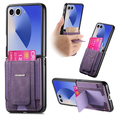 Luxury-PU-Leather-Case-with-Card-Holder.jpg_480x480.jpg PU Leather Card Holder Case for Samsung Z Flip 7