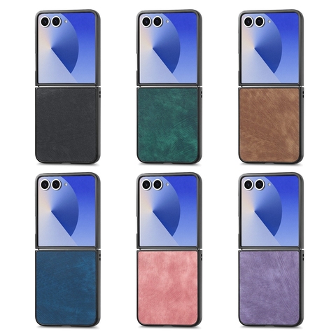 Luxury-PU-Leather-Hard-PC-Shockproof-Protective.jpg_480x480.jpg PU Leather Hard PC Case for Samsung Z Flip 7