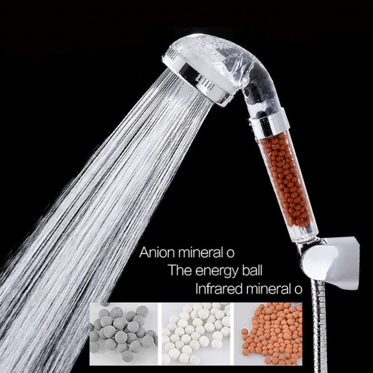 Portable-Shower-ABS-Newest-Style-Hot-Selling.jpg Portable Ionic Shower Head ABS Material Water Saving Filter Bathroom Showerhead