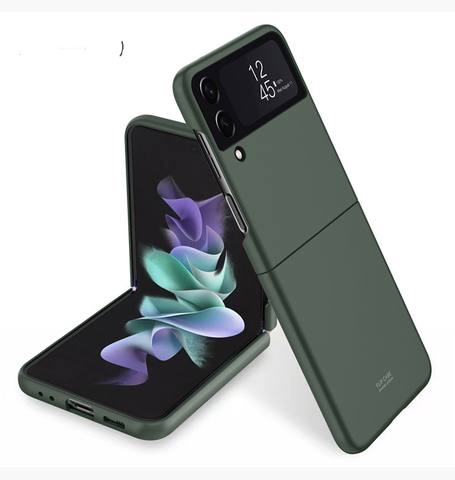Shockproof-Folding-Mobile-Phone-Cover-Matte-Hard.jpg_480x480.jpg Shockproof Folding Matte Hard PC Case for Samsung Z Flip 4
