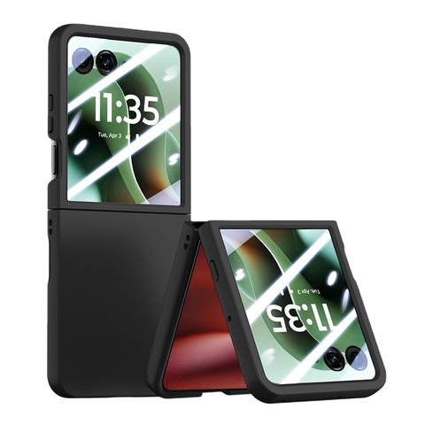 Shockproof-Matte-Hard-PC-Protective-Cover-with.jpg_480x480.jpg Shockproof Matte Hard PC Screen Protector Folding Case for Motorola Moto Razr 60 Ultra