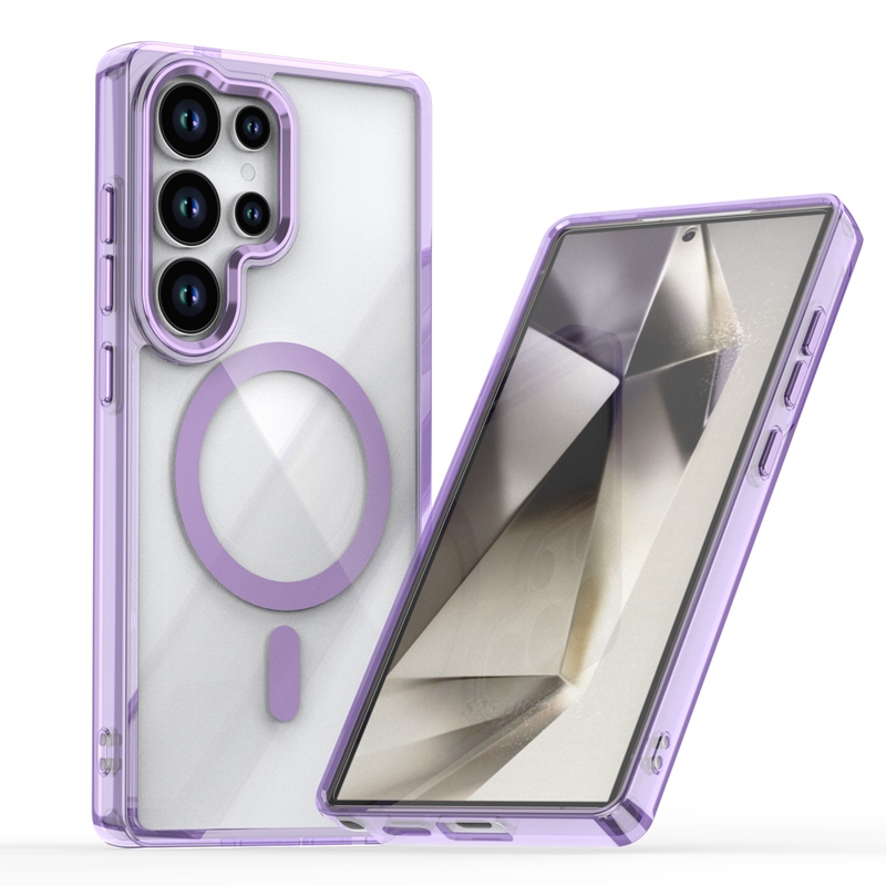 Transparent-Clear-TPU-PC-Phone-Case-with.jpg Transparent TPU PC Metal Lens Case for Samsung Galaxy S25 Ultra