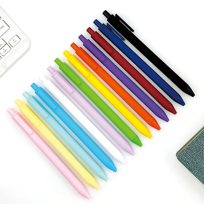 X615-Custom-Logo-Multicolor-Macaron-Retractable-Ballpoint.jpg Gel Pen G-2501test 0.5mm Needle Tip