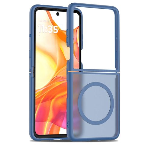 with-Magnetic-Hard-PC-Shockproof-Clear-Matte.jpg_480x480.jpg Magnetic Hard PC Shockproof Case for Motorola Moto Razr 60 Ultra